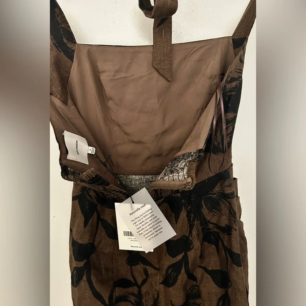 Reformation Junia Linen Halter Dress - Picture 7 of 9